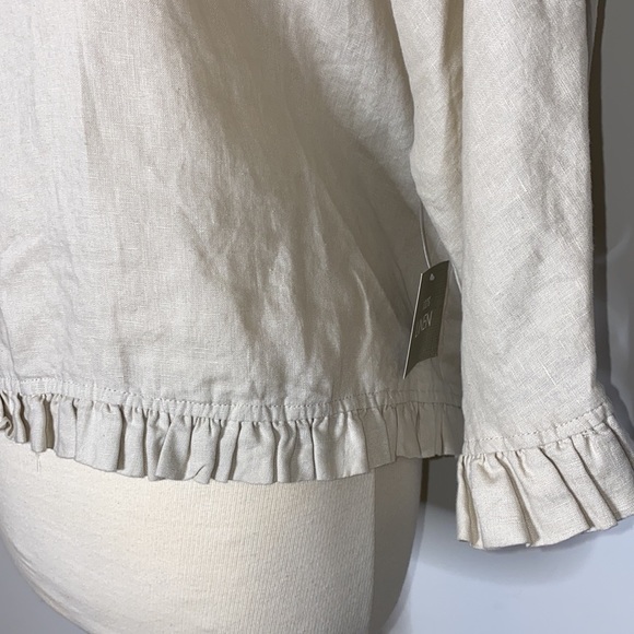 For Cynthia top in cream Medium NWT - Picture 7 of 9